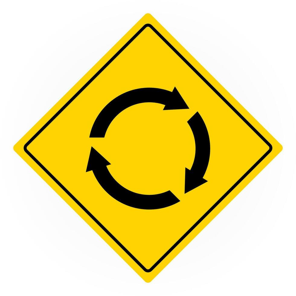 rondell tecken ikon isolerat på vit bakgrund. vektor illustration.