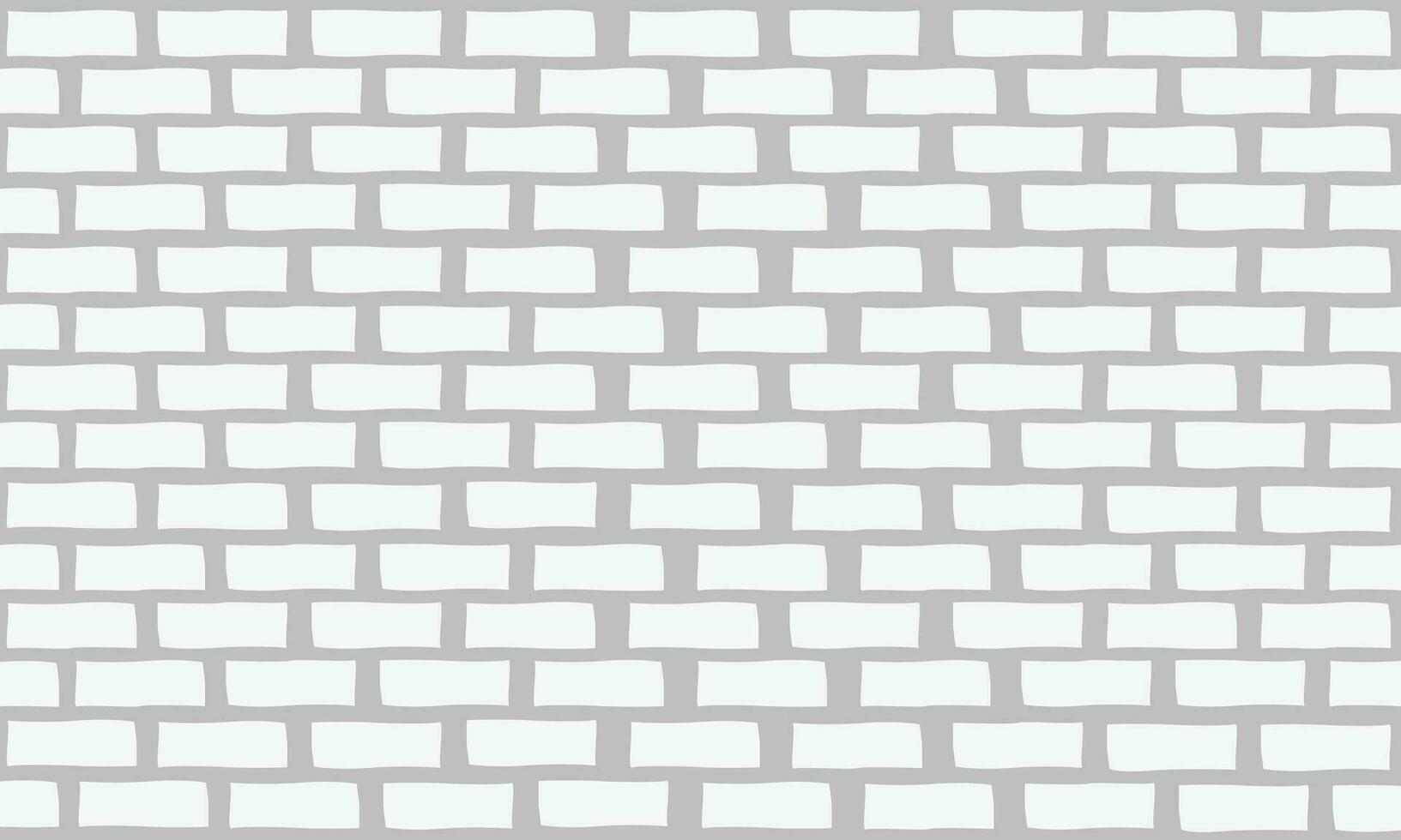 Backstein Mauer Weiß eben Design Vektor Hintergrund. Backstein Mauer Muster auf grau Hintergrund