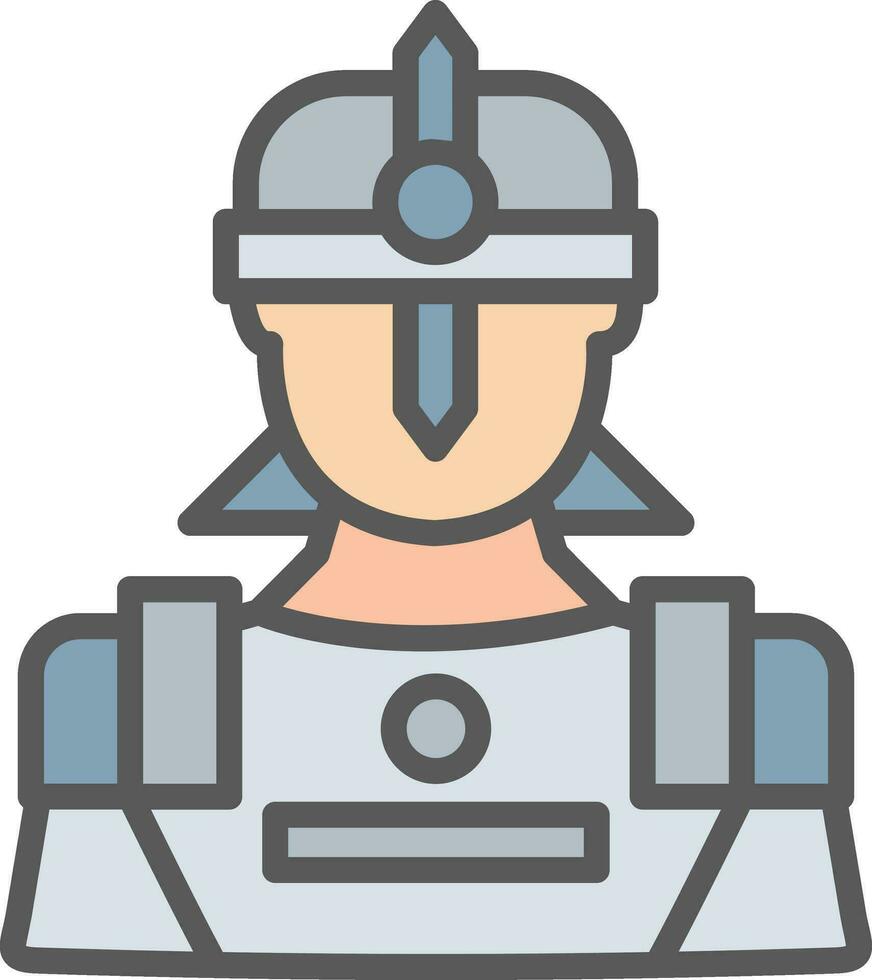 Krieger Vektor Symbol Design