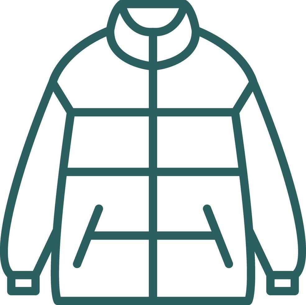 Winter Jacke Vektor Symbol Design