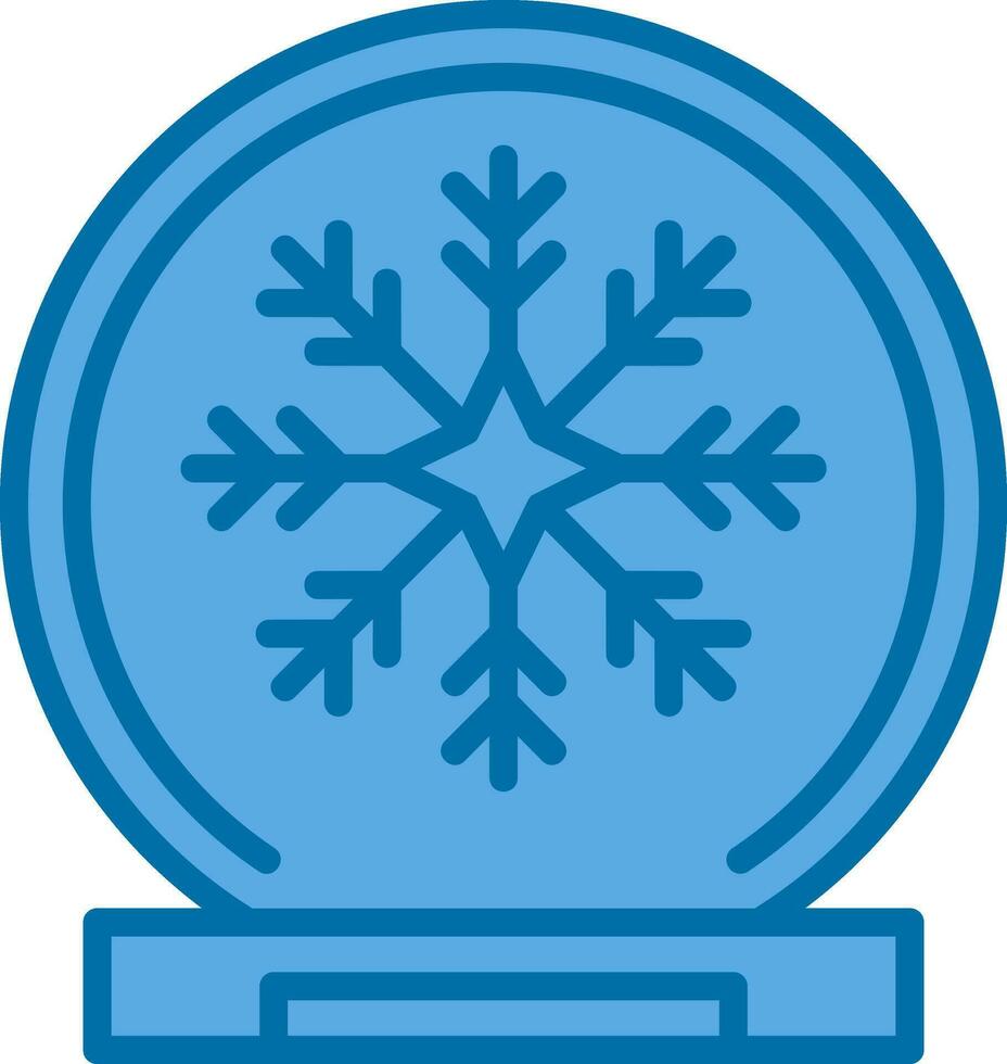 Schnee Globus Vektor Symbol Design