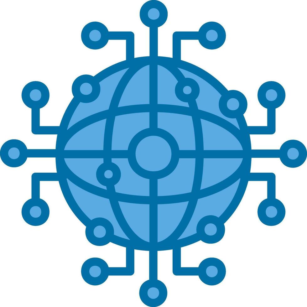 global Netzwerk Vektor Symbol Design