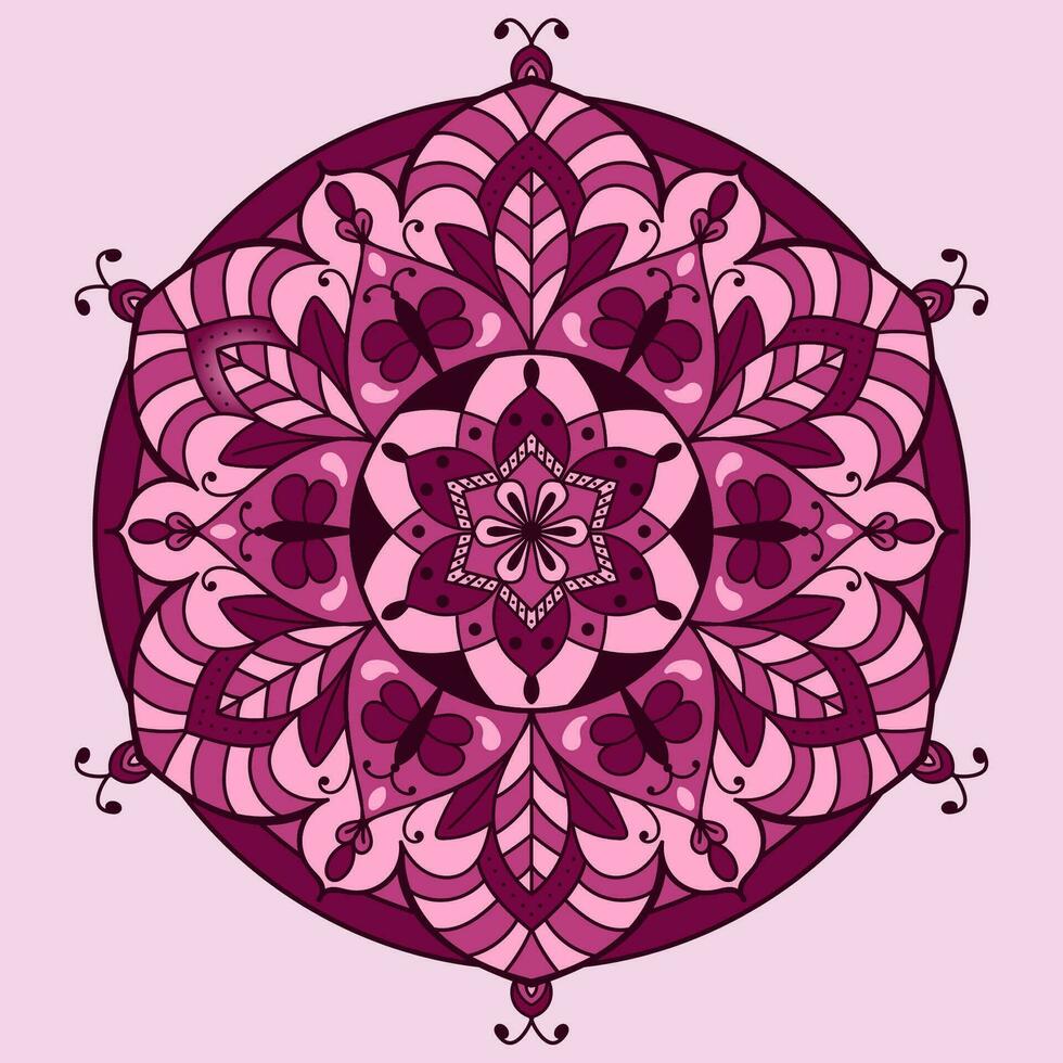 bunt modern Mandala Design vektor