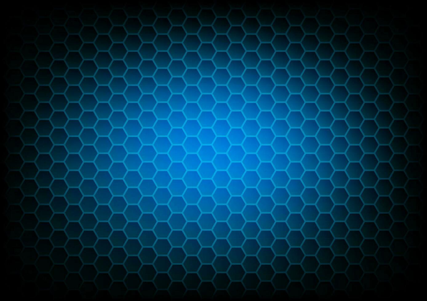 abstrakt Hintergrund Hexagon mit Gradient Blau Farben, Vektor Illustration