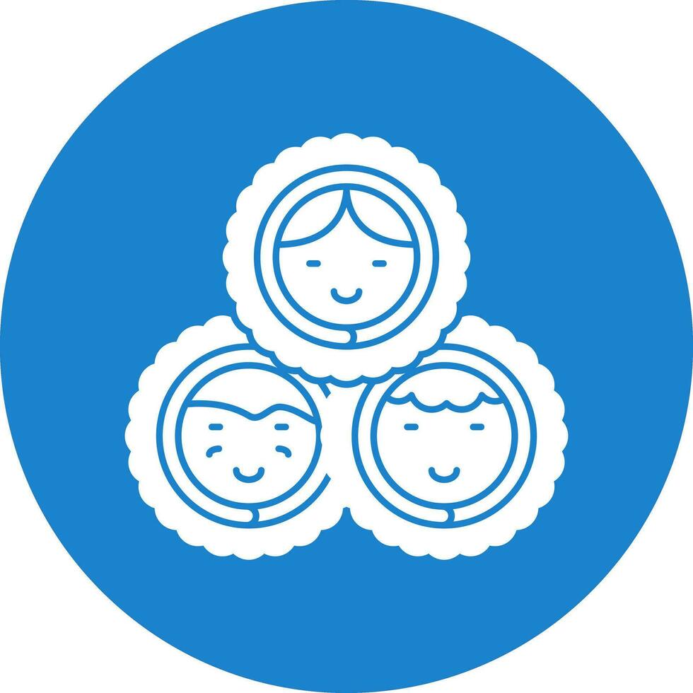 Eskimo Familie Vektor Symbol Design