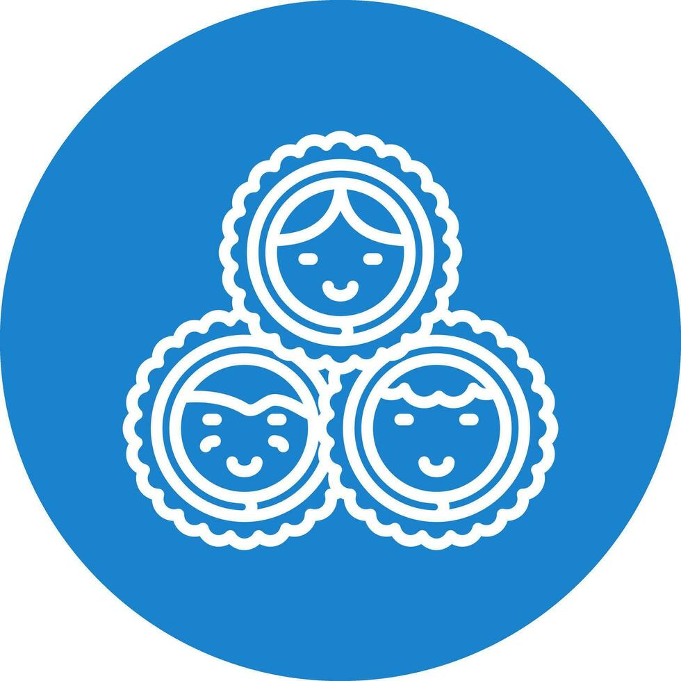 Eskimo Familie Vektor Symbol Design