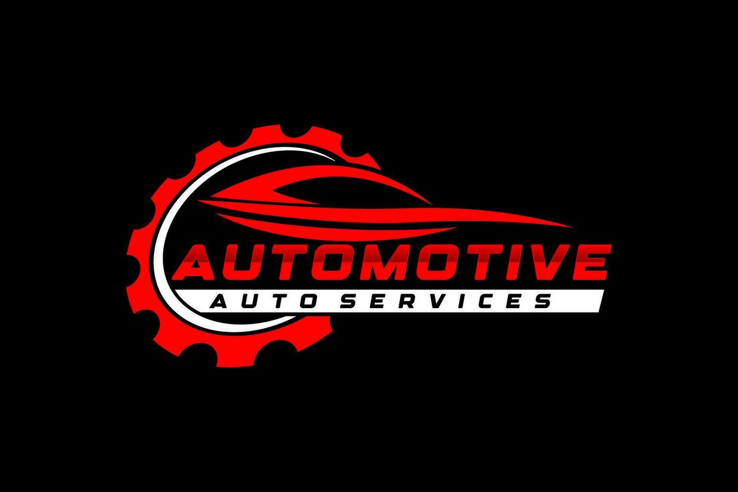 Auto Stil Auto Logo Design mit Konzept Sport Fahrzeug Symbol Silhouette vektor