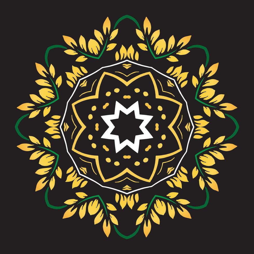 Luxus-Mandala-Hintergrund mit goldenem Arabeskenmuster arabisch-islamischer Oststil. Dekoratives Mandala im Ramadan-Stil. Mandala für Print, Poster, Cover, Broschüre, Flyer, Banner vektor