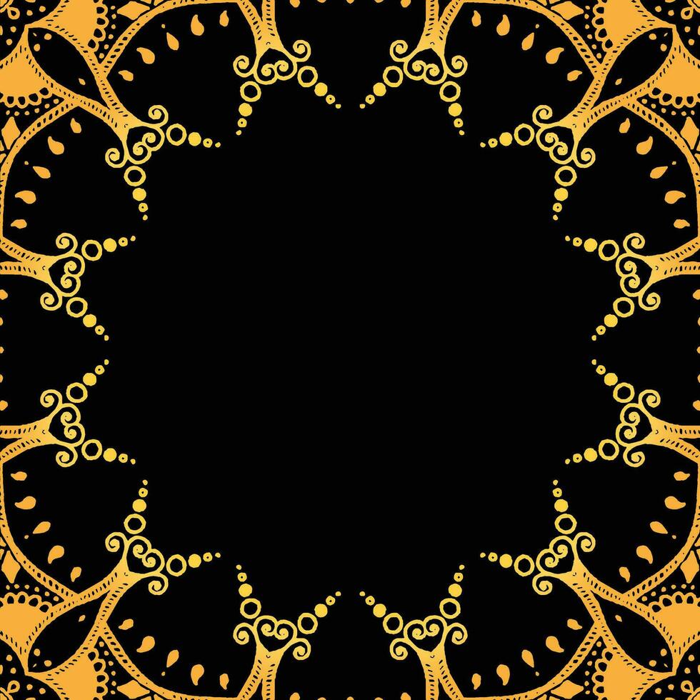 Luxus Mandala Hintergrund mit Arabeske Muster Arabisch islamisch Osten Stil. Ramadan Stil dekorativ Mandala. Mandala zum drucken, Poster, Abdeckung, Broschüre, Flyer, Banner vektor