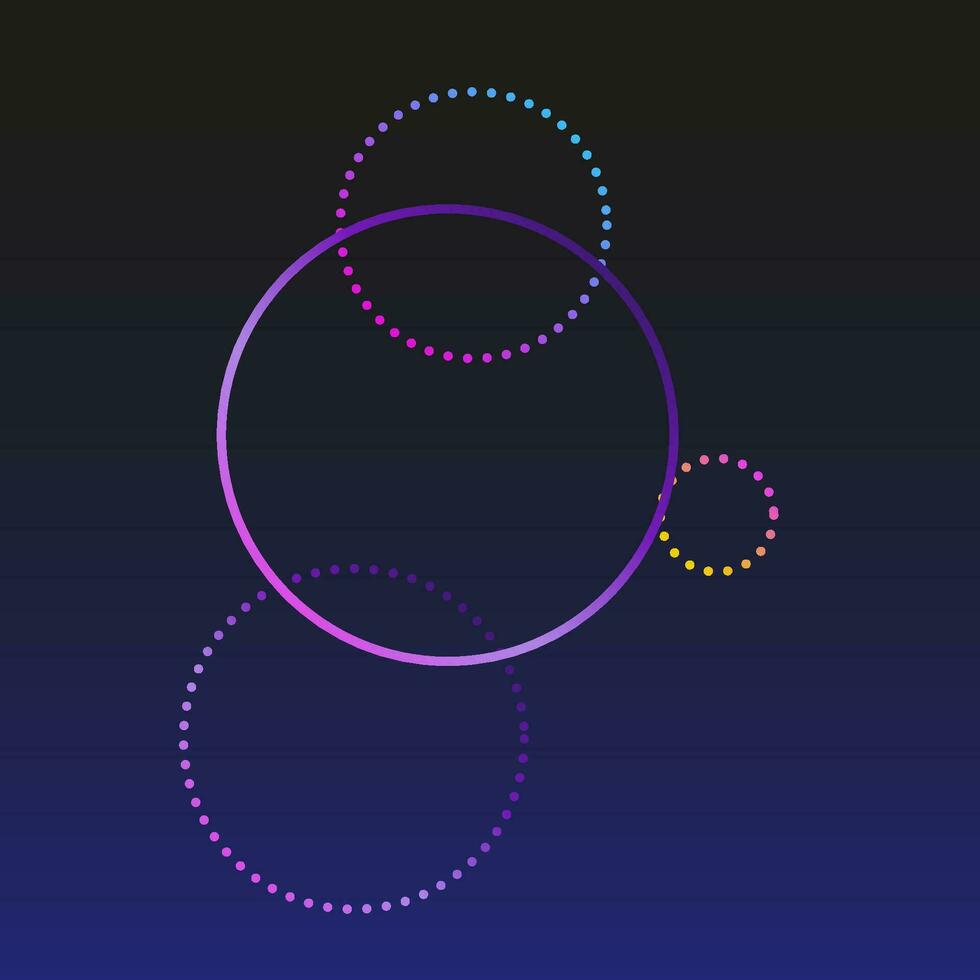 runda cirkel lutning textur ljus färgad form abstrakt vektor mönster bakgrund
