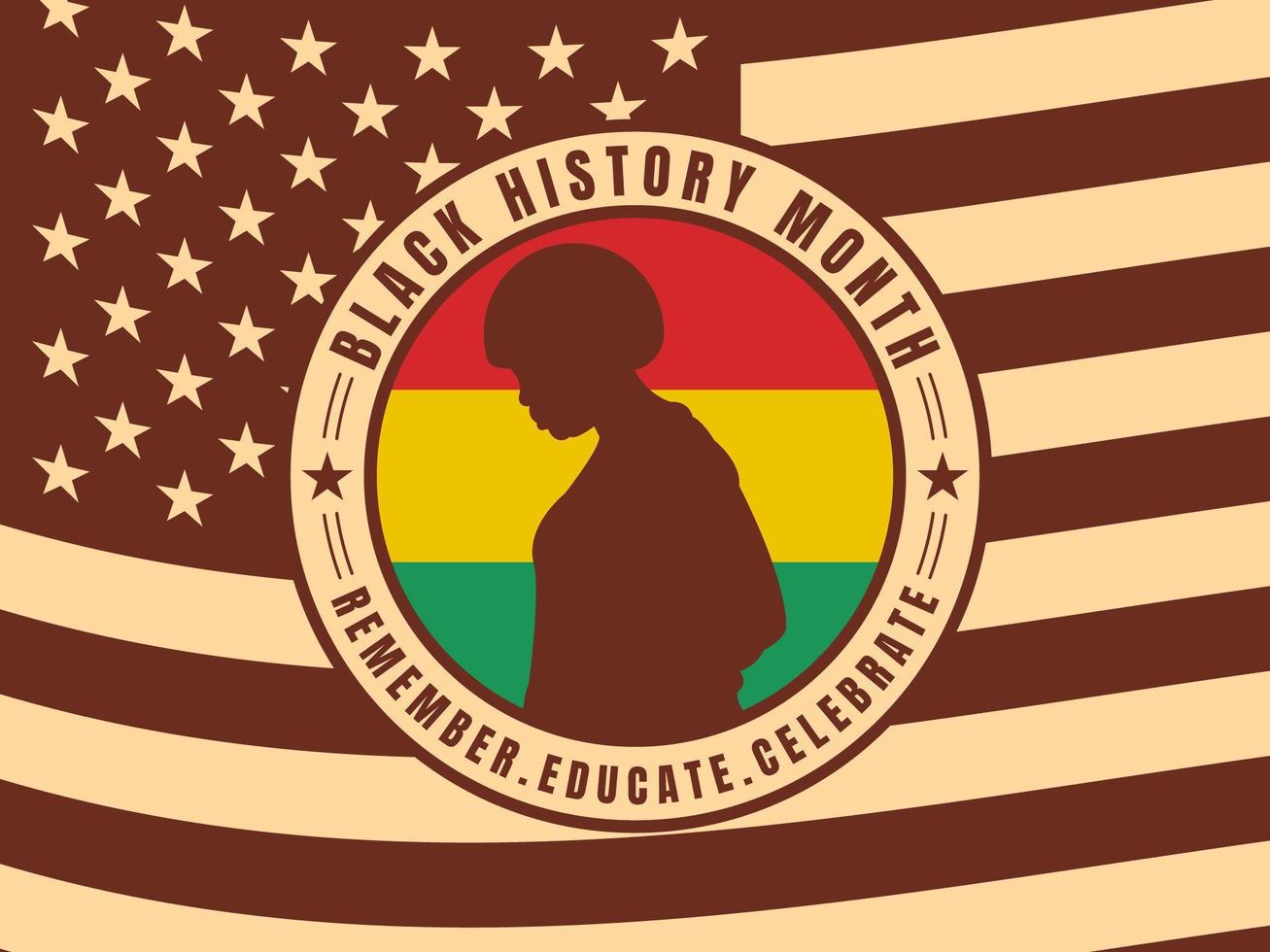 Funky Black History Month Vectors