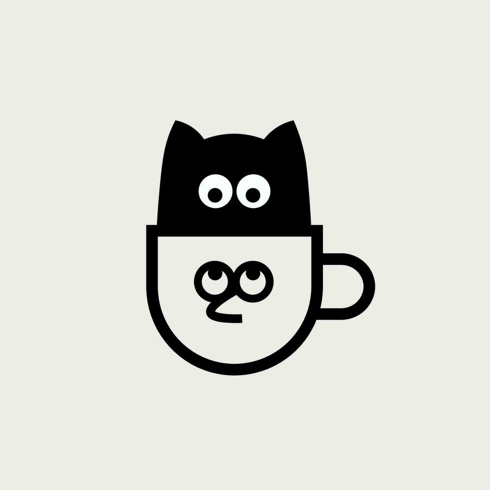 vektor kaffe illustrationer logotyp design