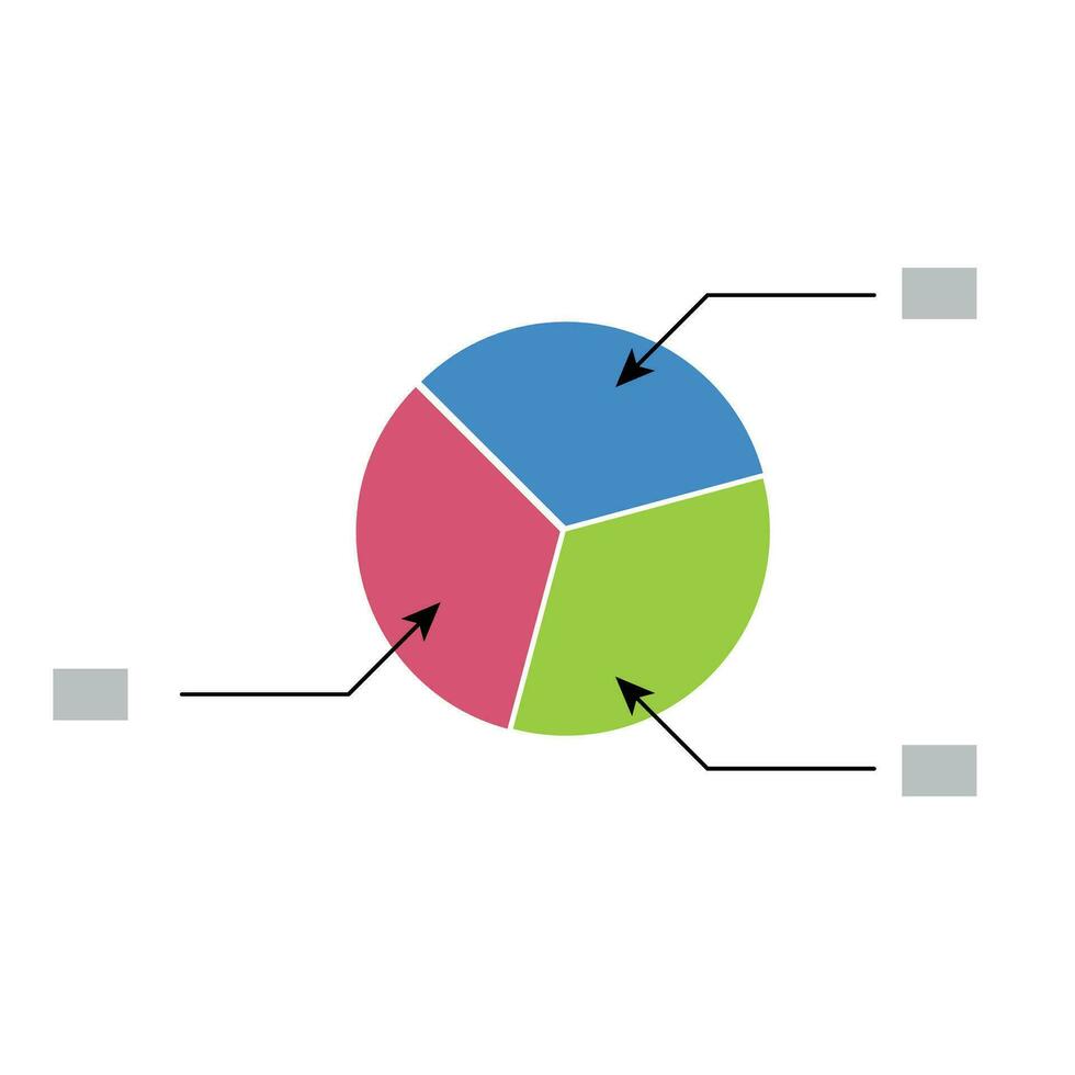 paj Diagram mall. ekonomi data information, vektor illustration