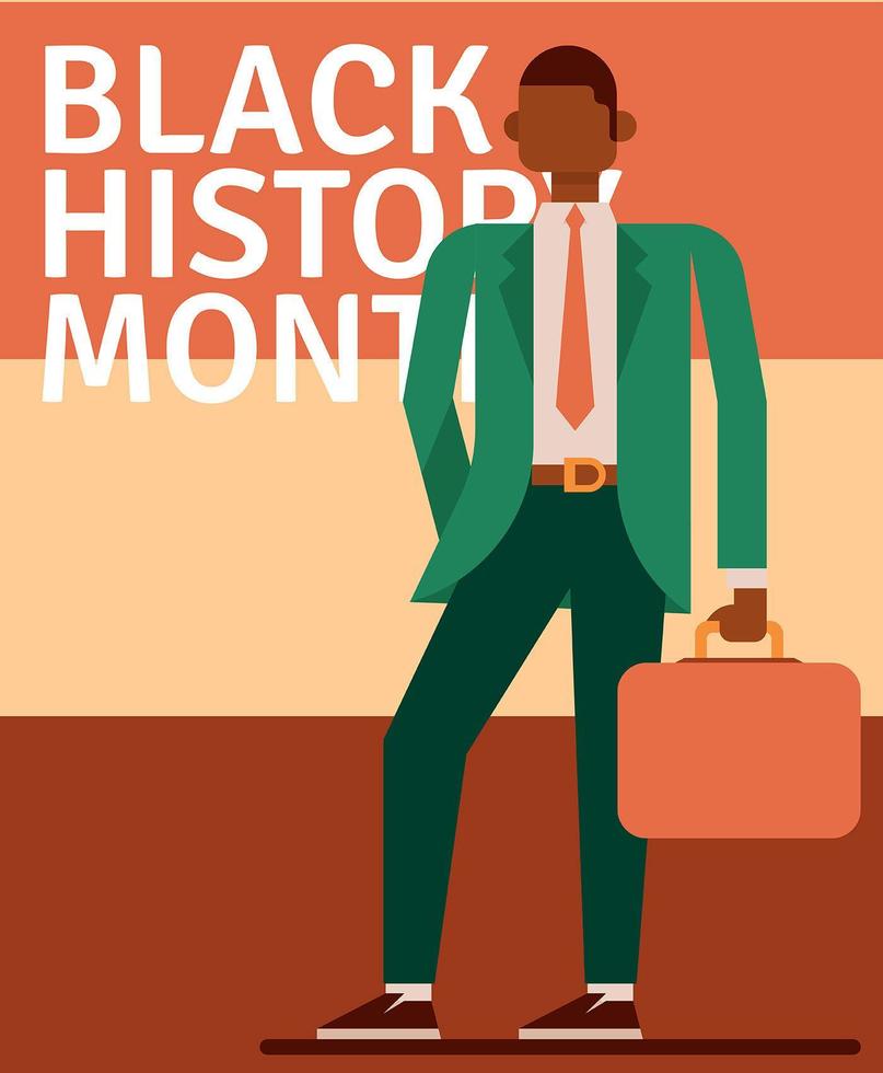 Black History Month Illustration vektor