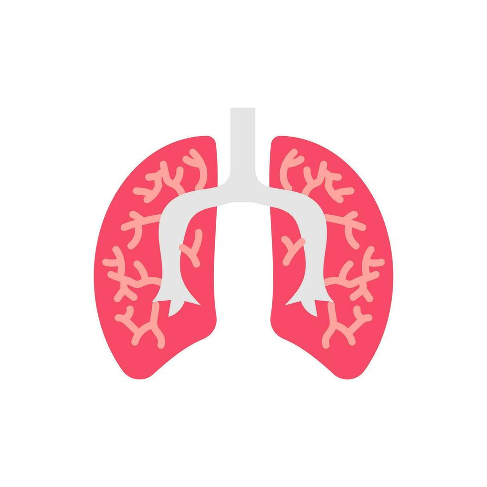 Lunge Symbol im Vektor. Illustration vektor