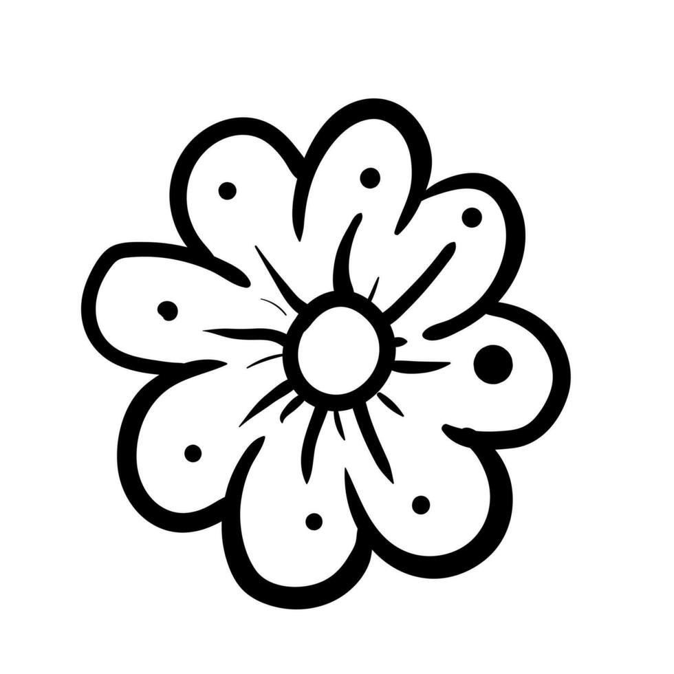 Blumen- Linie einfach Natur zum Schönheit branding modisch Gliederung Symbole zum Handy, Mobiltelefon Apps und Webseite Design. Prämie Pack von Symbole im modisch Linie Stil. vektor