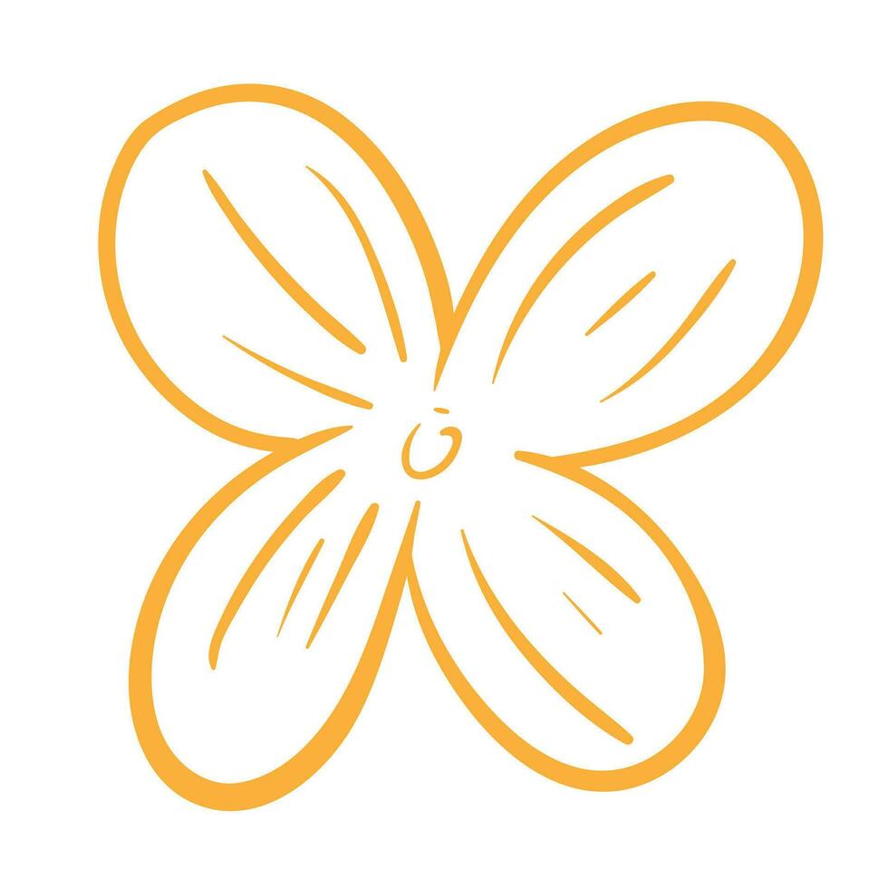 Blumen- Linie einfach Natur zum Schönheit branding modisch Gliederung Symbole zum Handy, Mobiltelefon Apps und Webseite Design. Prämie Pack von Symbole im modisch Linie Stil. vektor