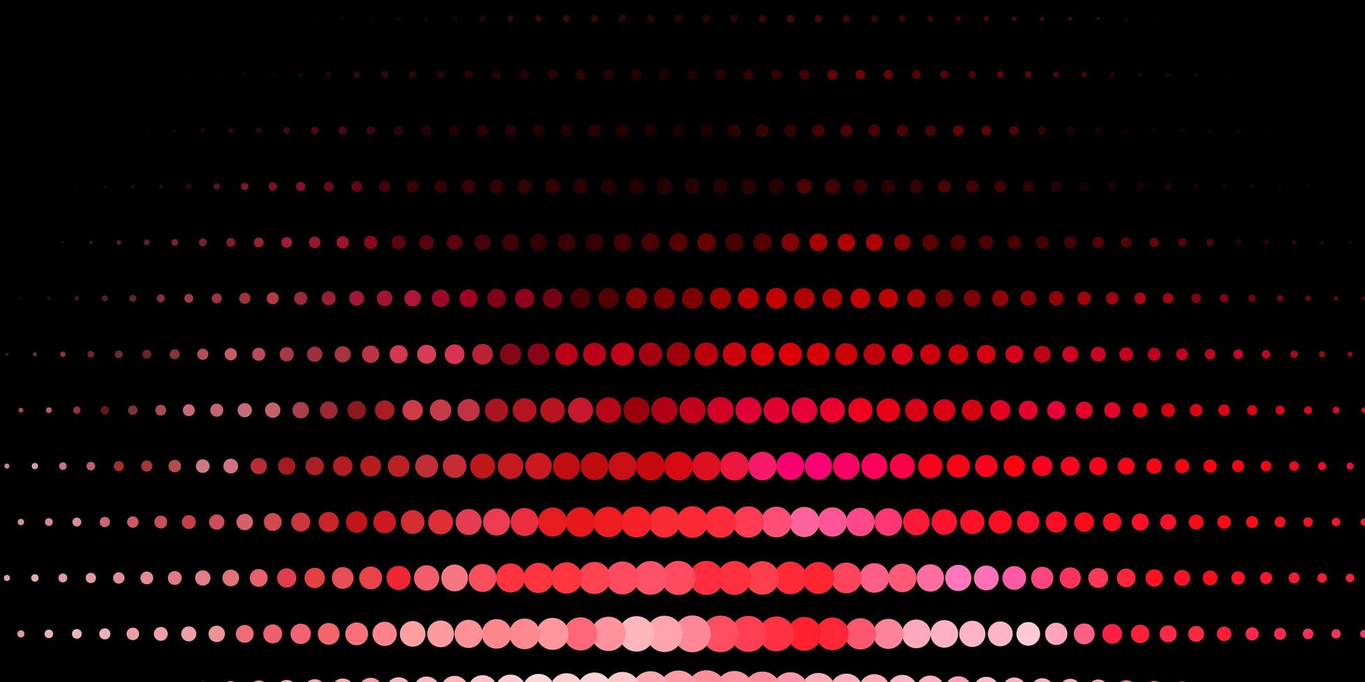 ljusrosa, röd vektormall med cirklar. abstrakta färgglada skivor på enkel lutningsbakgrund. mönster för webbplatser, målsidor. vektor
