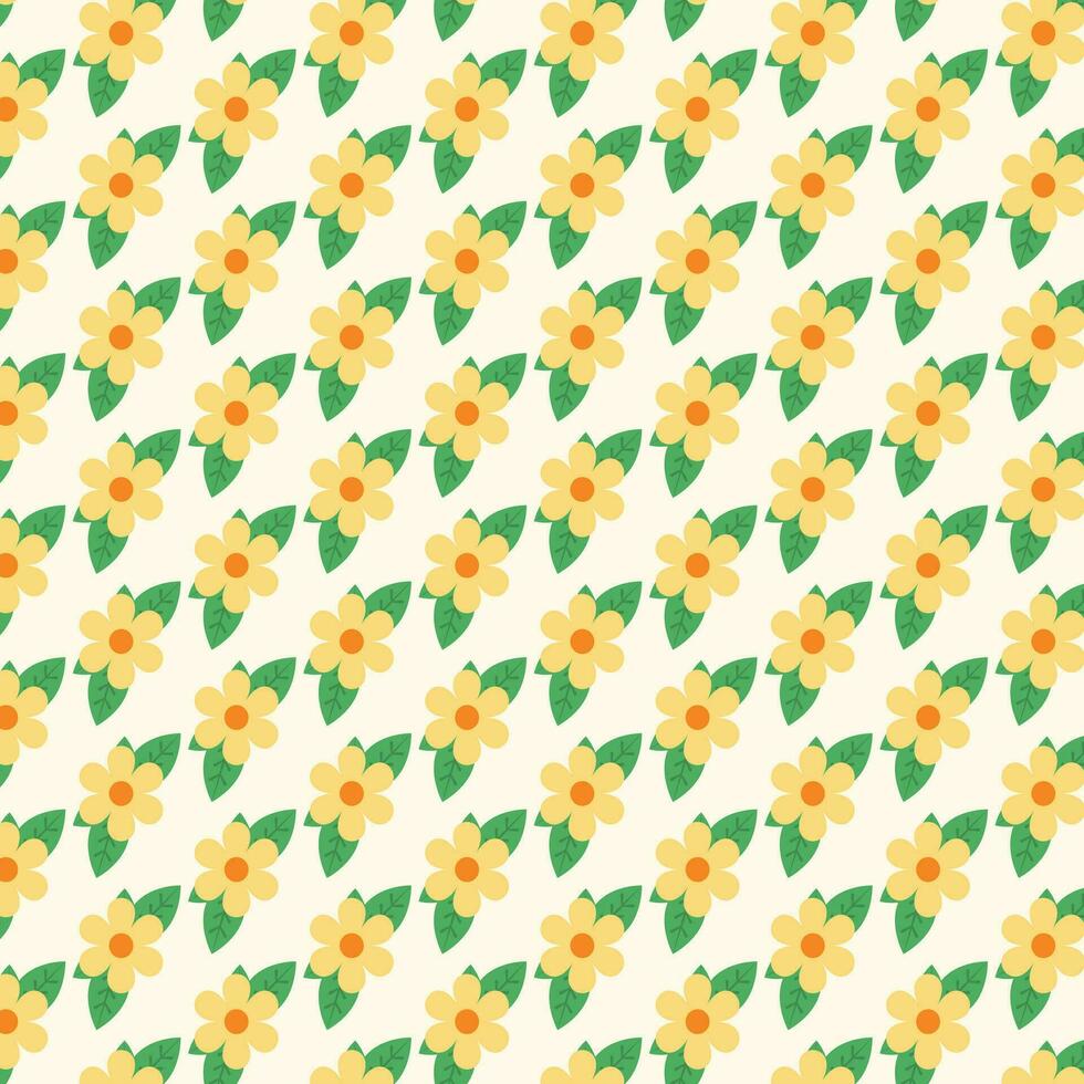 süß Gelb botanisch Blumen- Blume Hintergrund vektor