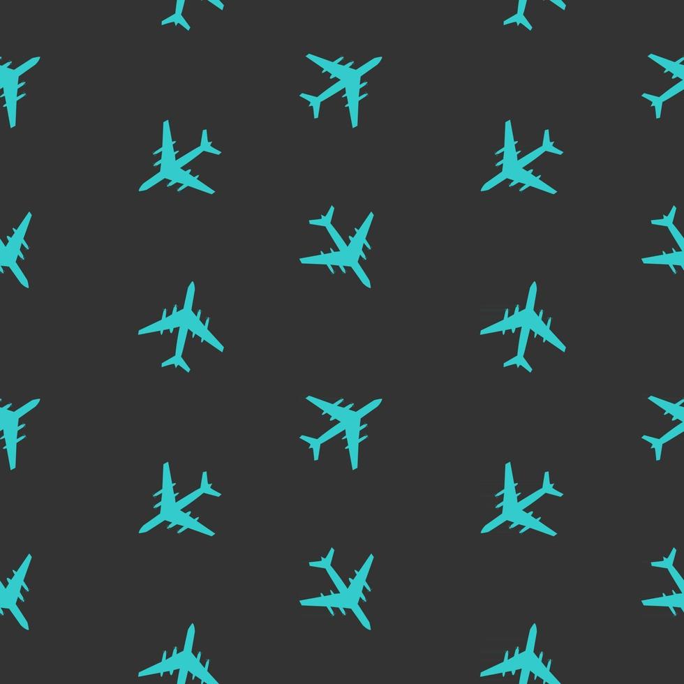 Flugzeug, Flugzeug, Flugzeug fliegen Vektor nahtlose Reise Transport Hintergrund. Vektor-Illustration