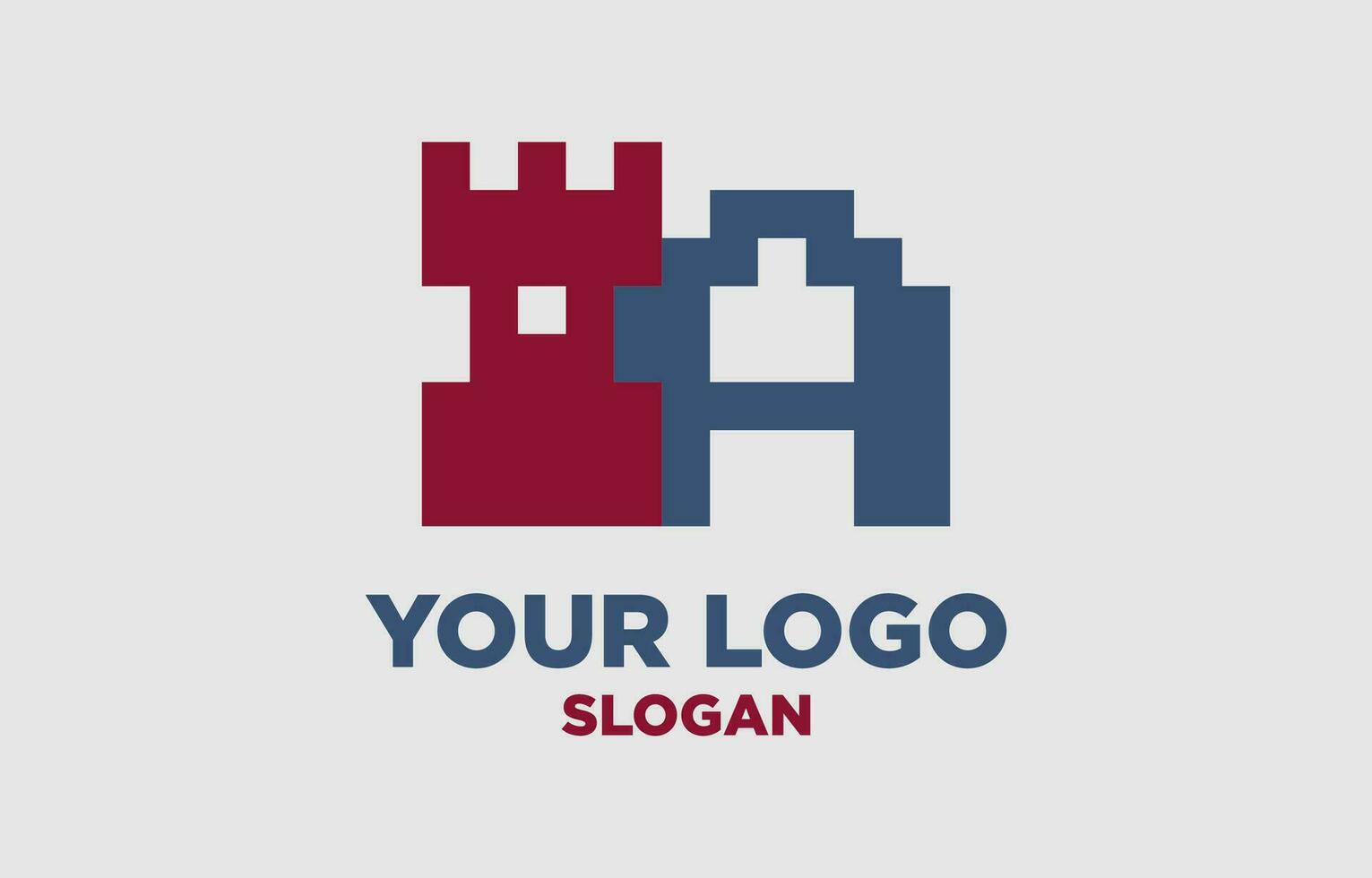brev en rike digital stil vektor logotyp design