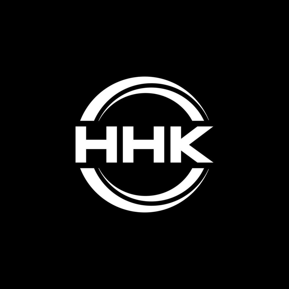 hhk Logo Design, Inspiration zum ein einzigartig Identität. modern Eleganz und kreativ Design. Wasserzeichen Ihre Erfolg mit das auffällig diese Logo. vektor