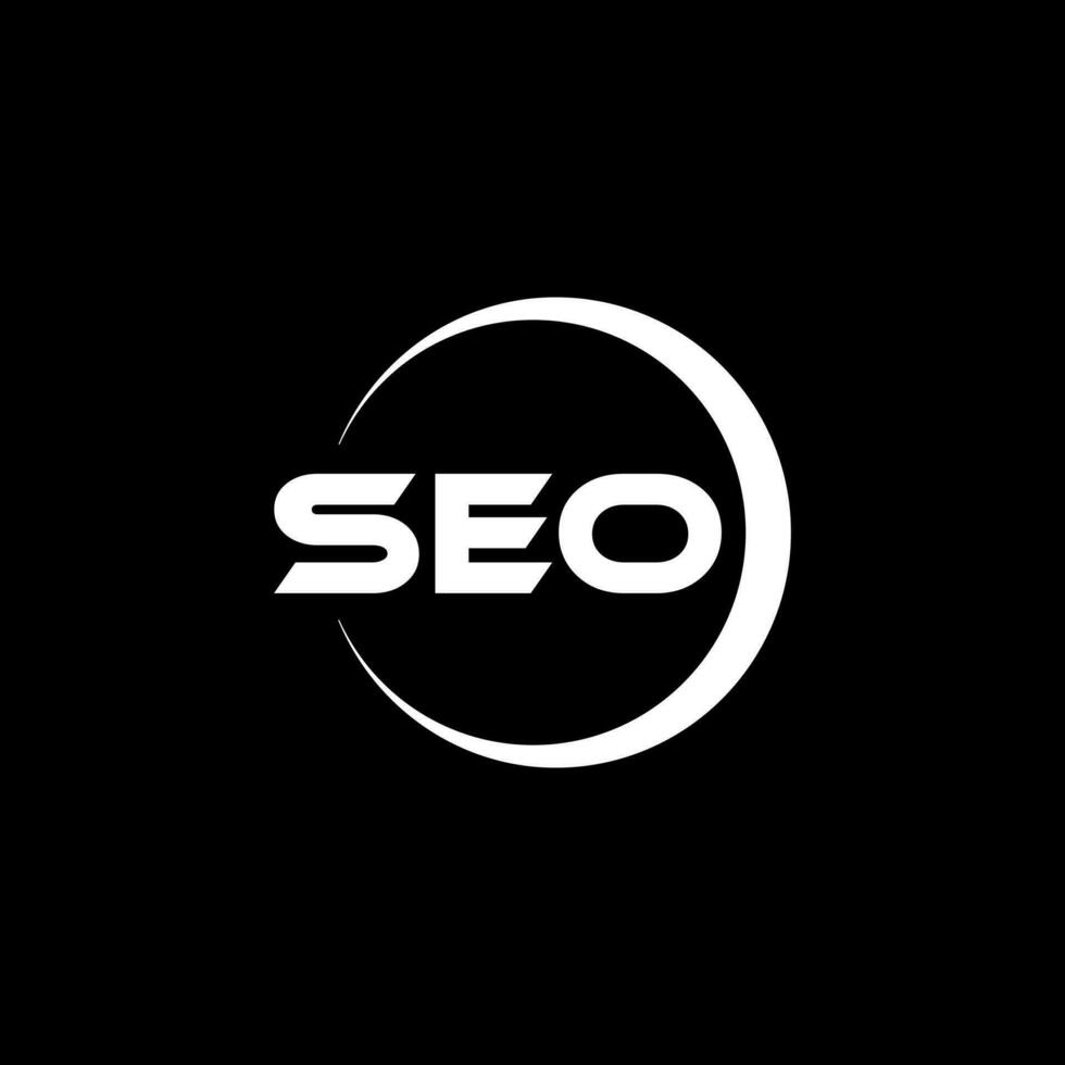 seo brev logotyp design i illustratör. vektor logotyp, kalligrafi mönster för logotyp, affisch, inbjudan, etc.