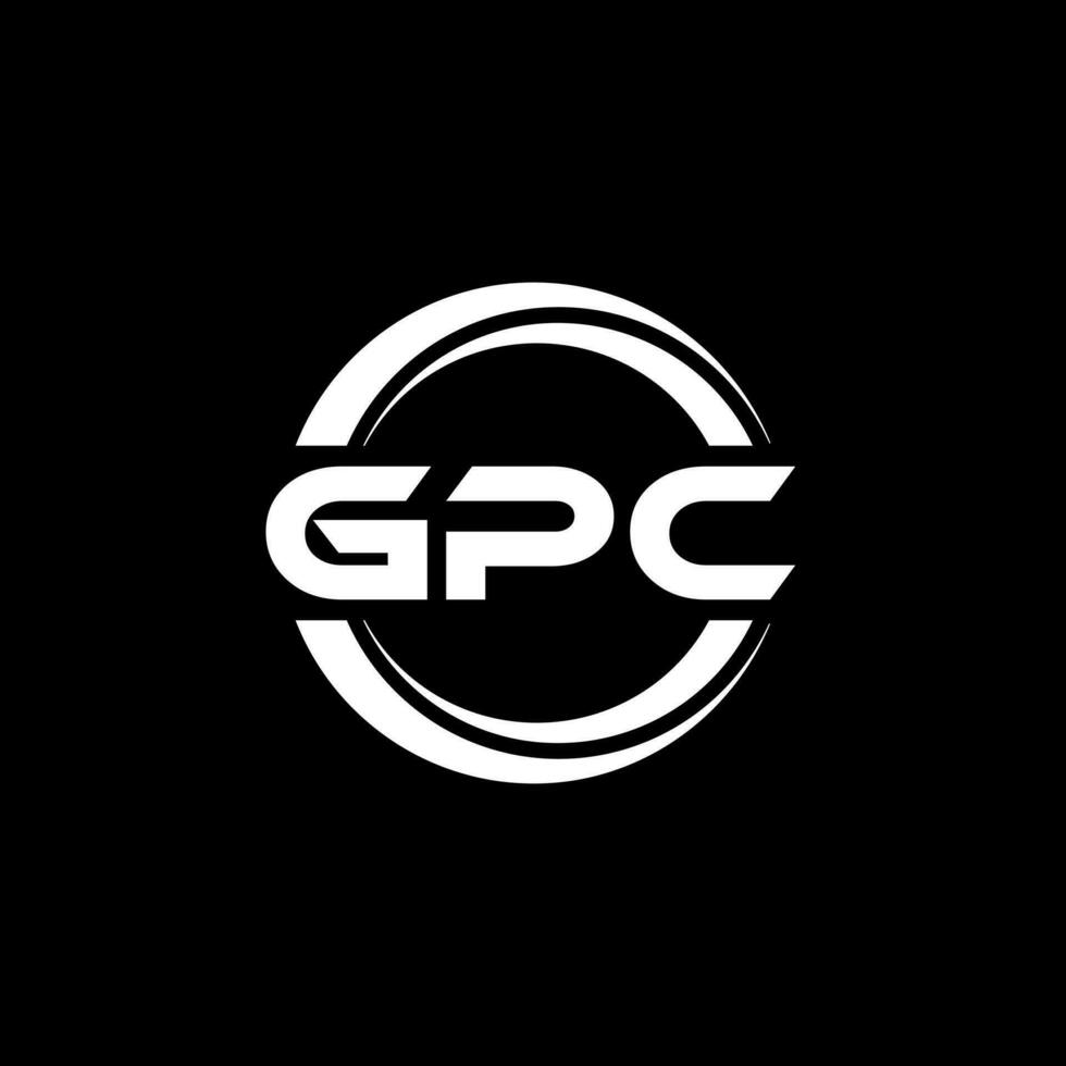 gpc Logo Design, Inspiration zum ein einzigartig Identität. modern Eleganz und kreativ Design. Wasserzeichen Ihre Erfolg mit das auffällig diese Logo. vektor