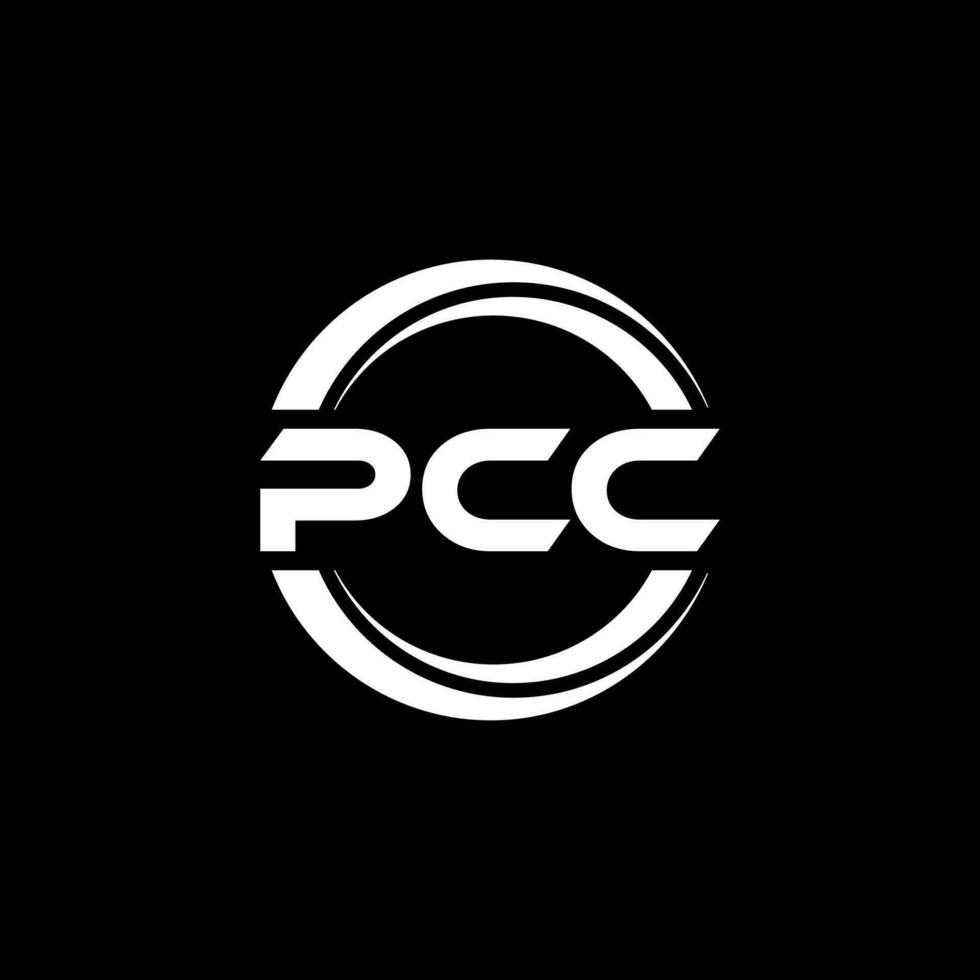 pcc logotyp design, inspiration för en unik identitet. modern elegans och kreativ design. vattenmärke din Framgång med de slående detta logotyp. vektor