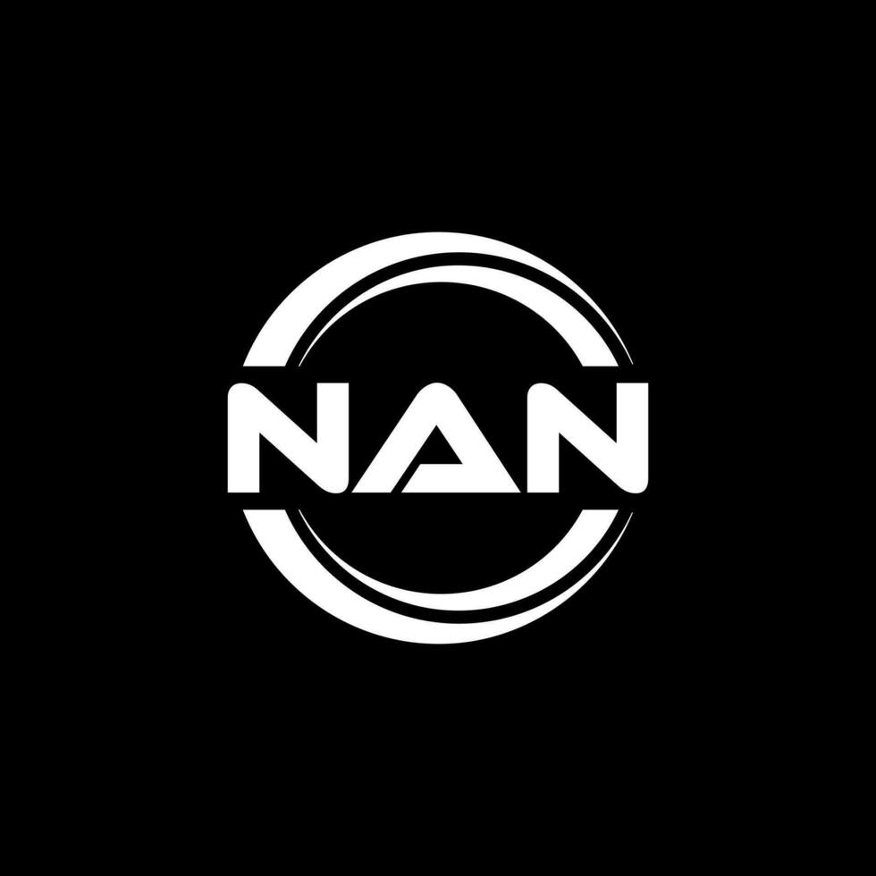 nan Logo Design, Inspiration zum ein einzigartig Identität. modern Eleganz und kreativ Design. Wasserzeichen Ihre Erfolg mit das auffällig diese Logo. vektor