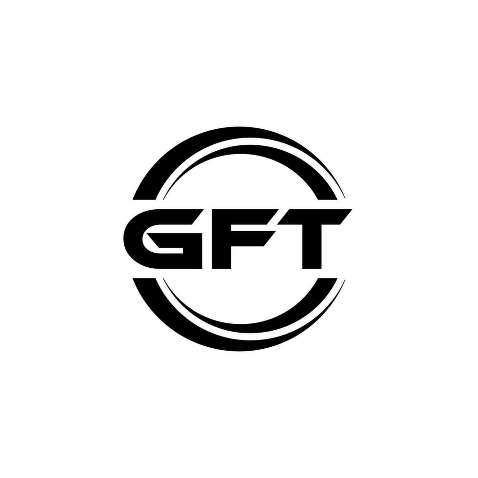 gft logotyp design, inspiration för en unik identitet. modern elegans och kreativ design. vattenmärke din Framgång med de slående detta logotyp. vektor