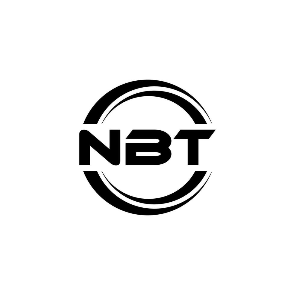 nbt Logo Design, Inspiration zum ein einzigartig Identität. modern Eleganz und kreativ Design. Wasserzeichen Ihre Erfolg mit das auffällig diese Logo. vektor