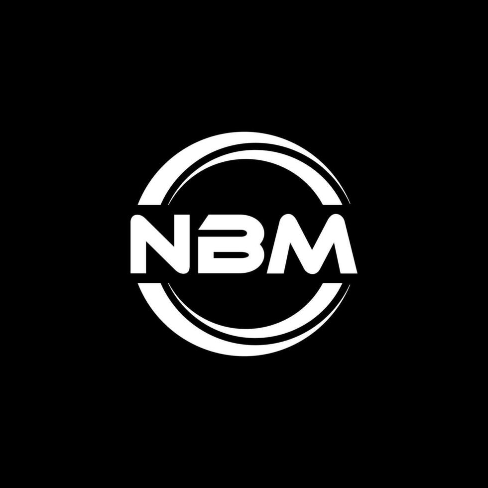 nbm Logo Design, Inspiration zum ein einzigartig Identität. modern Eleganz und kreativ Design. Wasserzeichen Ihre Erfolg mit das auffällig diese Logo. vektor