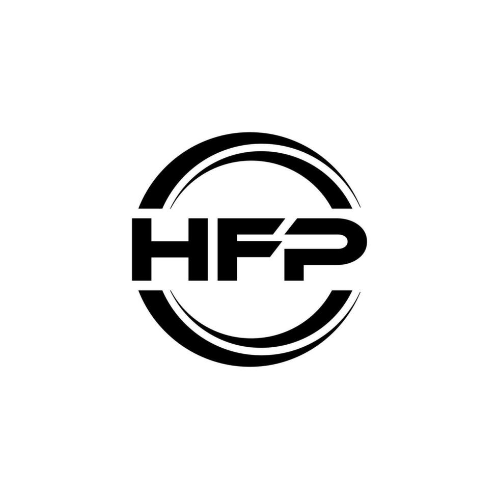 hfp Logo Design, Inspiration zum ein einzigartig Identität. modern Eleganz und kreativ Design. Wasserzeichen Ihre Erfolg mit das auffällig diese Logo. vektor