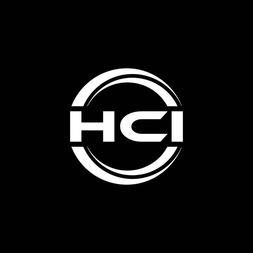 hci logotyp design, inspiration för en unik identitet. modern elegans och kreativ design. vattenmärke din Framgång med de slående detta logotyp. vektor