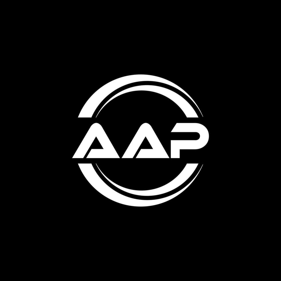 aap logotyp design, inspiration för en unik identitet. modern elegans och kreativ design. vattenmärke din Framgång med de slående detta logotyp. vektor