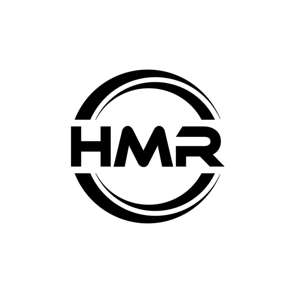 hmr logotyp design, inspiration för en unik identitet. modern elegans och kreativ design. vattenmärke din Framgång med de slående detta logotyp. vektor