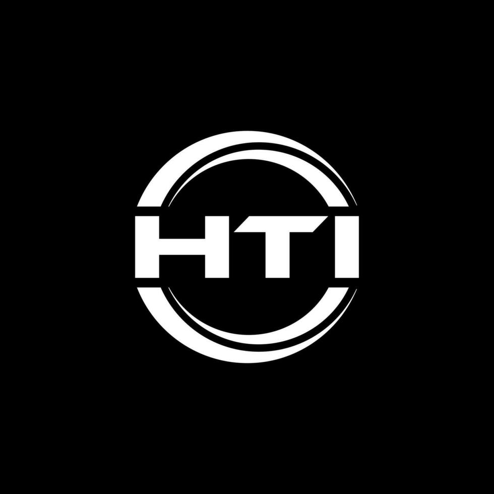 hti logotyp design, inspiration för en unik identitet. modern elegans och kreativ design. vattenmärke din Framgång med de slående detta logotyp. vektor