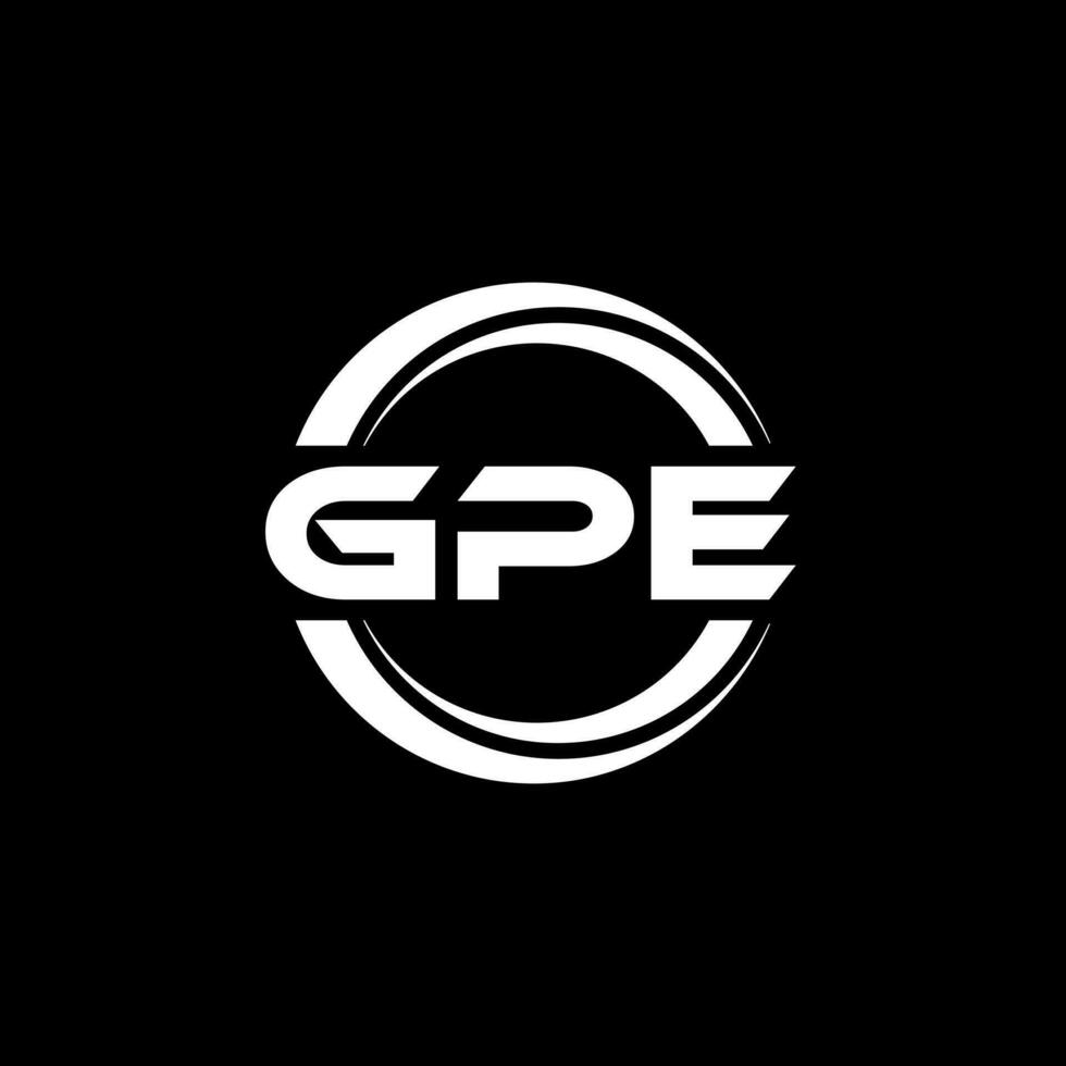 gpe logotyp design, inspiration för en unik identitet. modern elegans och kreativ design. vattenmärke din Framgång med de slående detta logotyp. vektor