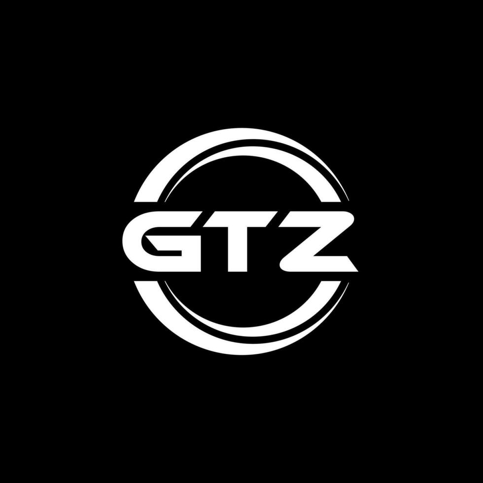 gtz logotyp design, inspiration för en unik identitet. modern elegans och kreativ design. vattenmärke din Framgång med de slående detta logotyp. vektor