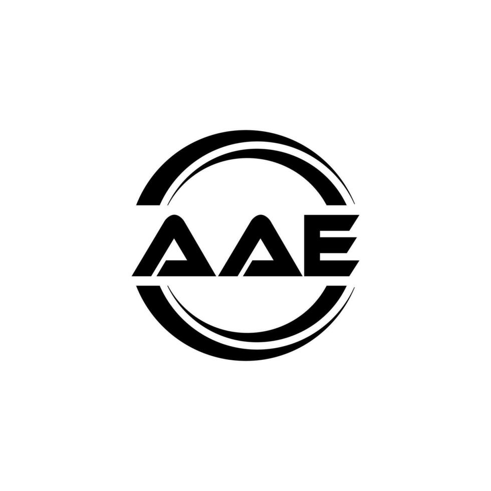 aae Logo Design, Inspiration zum ein einzigartig Identität. modern Eleganz und kreativ Design. Wasserzeichen Ihre Erfolg mit das auffällig diese Logo. vektor