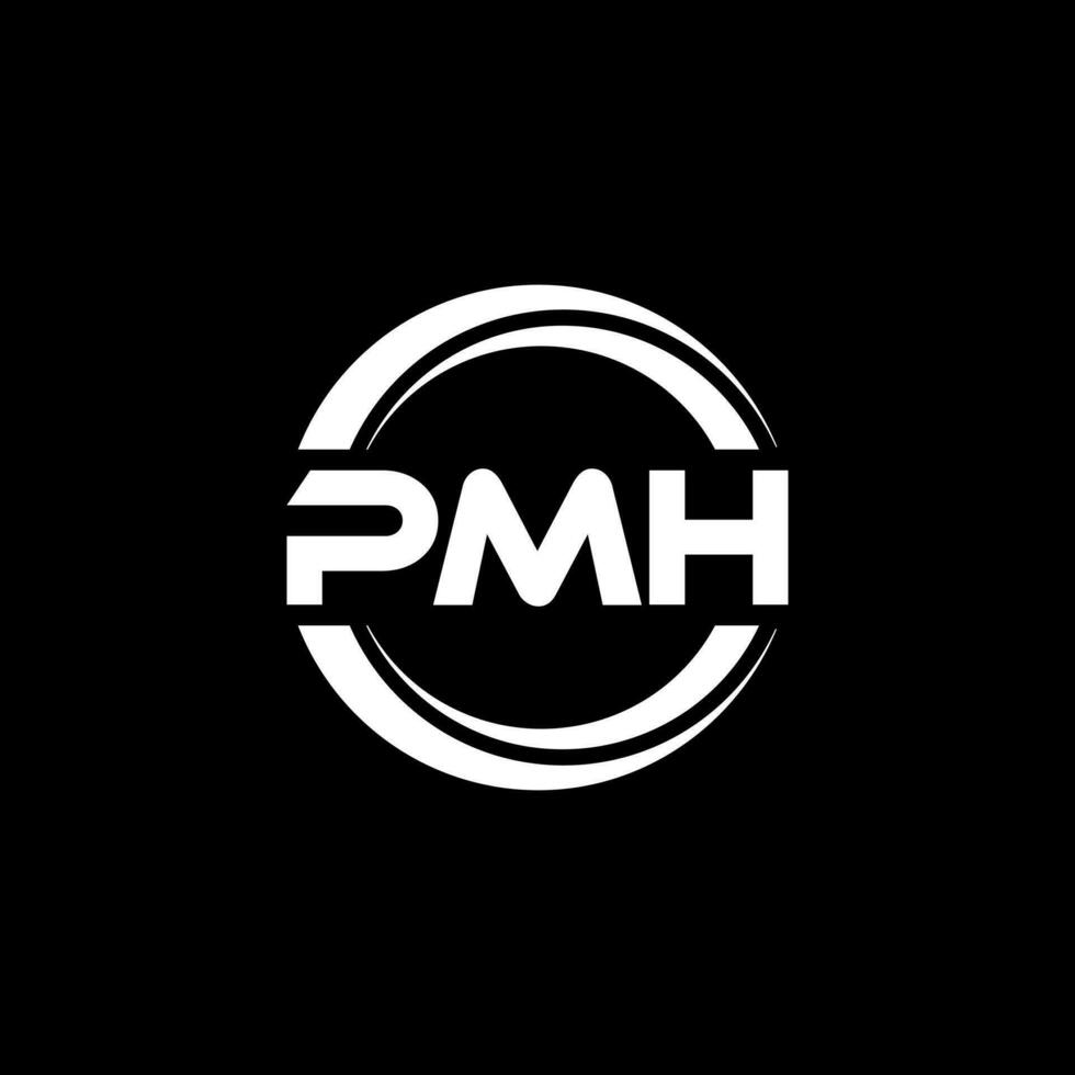 pmh Logo Design, Inspiration zum ein einzigartig Identität. modern Eleganz und kreativ Design. Wasserzeichen Ihre Erfolg mit das auffällig diese Logo. vektor