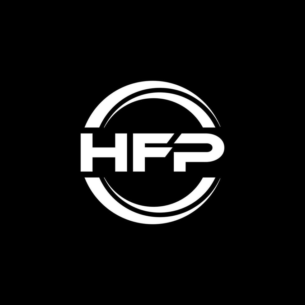 hfp logotyp design, inspiration för en unik identitet. modern elegans och kreativ design. vattenmärke din Framgång med de slående detta logotyp. vektor