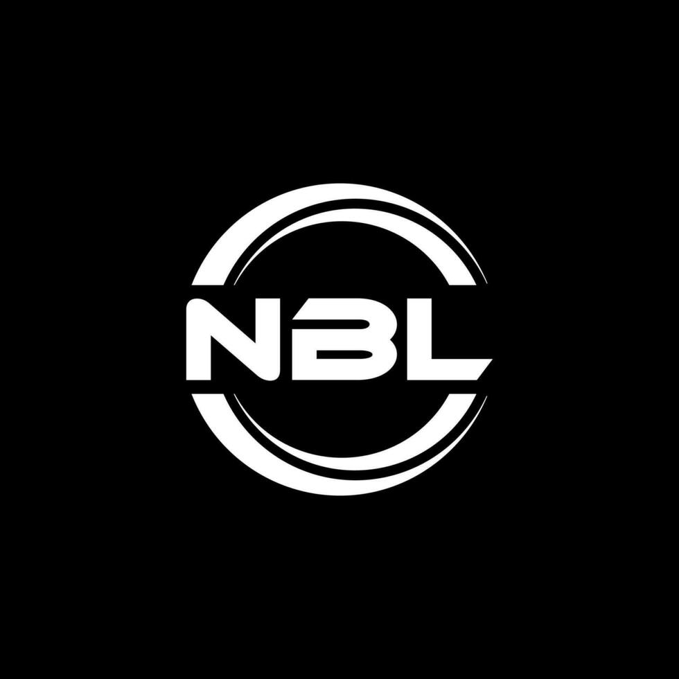 nbl Logo Design, Inspiration zum ein einzigartig Identität. modern Eleganz und kreativ Design. Wasserzeichen Ihre Erfolg mit das auffällig diese Logo. vektor