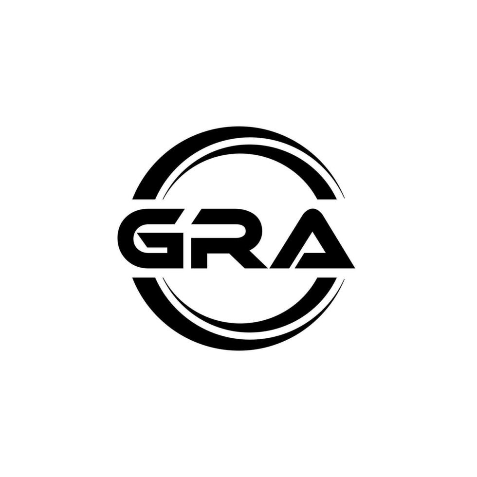 gra logotyp design, inspiration för en unik identitet. modern elegans och kreativ design. vattenmärke din Framgång med de slående detta logotyp. vektor