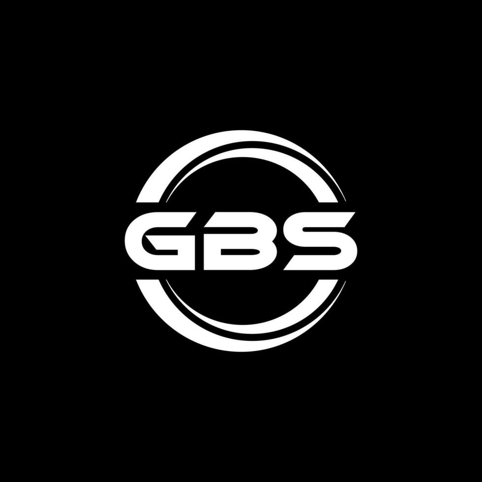 gbs logotyp design, inspiration för en unik identitet. modern elegans och kreativ design. vattenmärke din Framgång med de slående detta logotyp. vektor