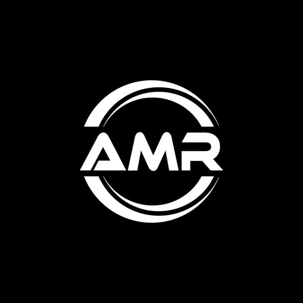 amr Logo Design, Inspiration zum ein einzigartig Identität. modern Eleganz und kreativ Design. Wasserzeichen Ihre Erfolg mit das auffällig diese Logo. vektor