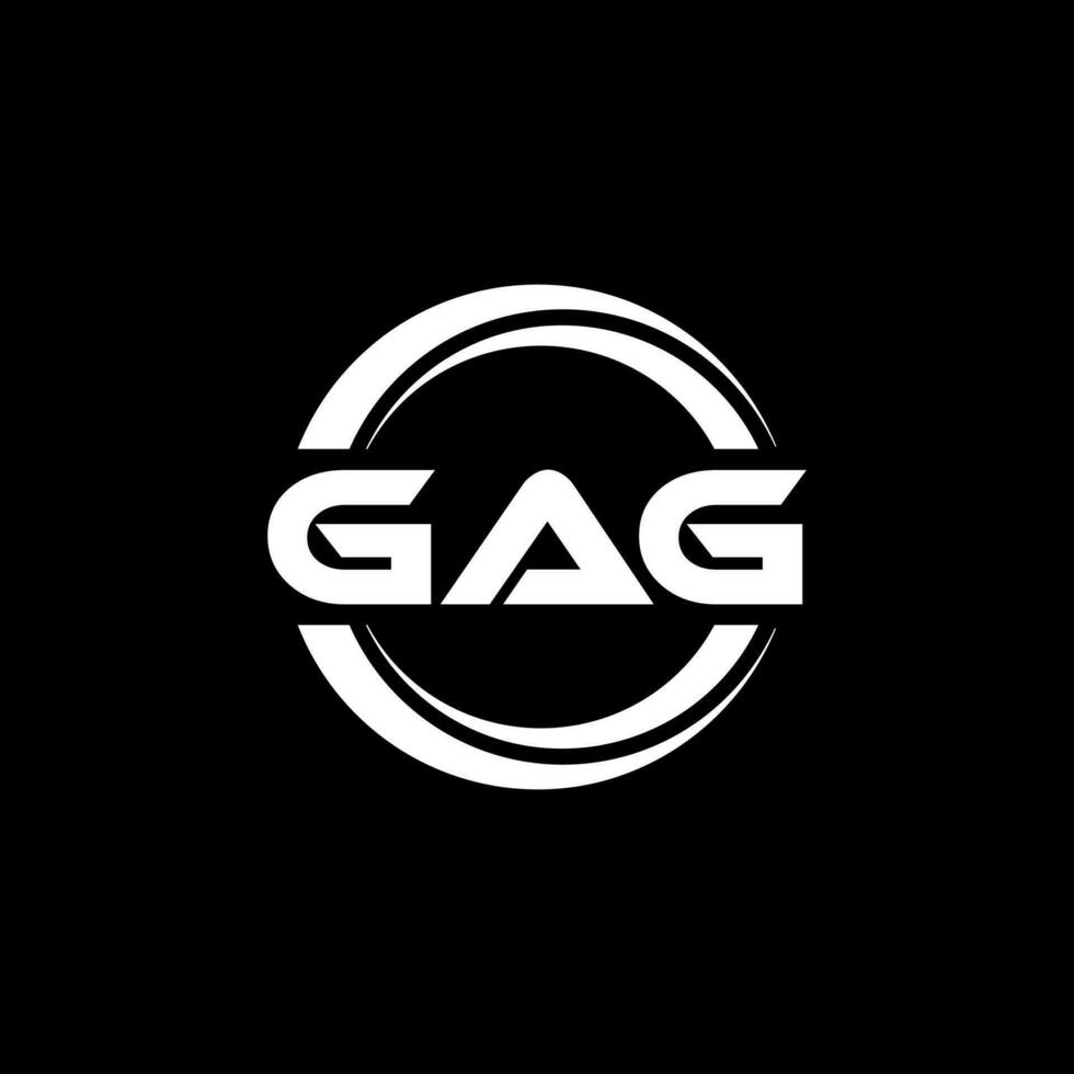Gag Logo Design, Inspiration zum ein einzigartig Identität. modern Eleganz und kreativ Design. Wasserzeichen Ihre Erfolg mit das auffällig diese Logo. vektor