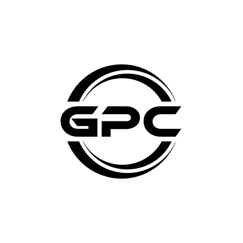 gpc Logo Design, Inspiration zum ein einzigartig Identität. modern Eleganz und kreativ Design. Wasserzeichen Ihre Erfolg mit das auffällig diese Logo. vektor