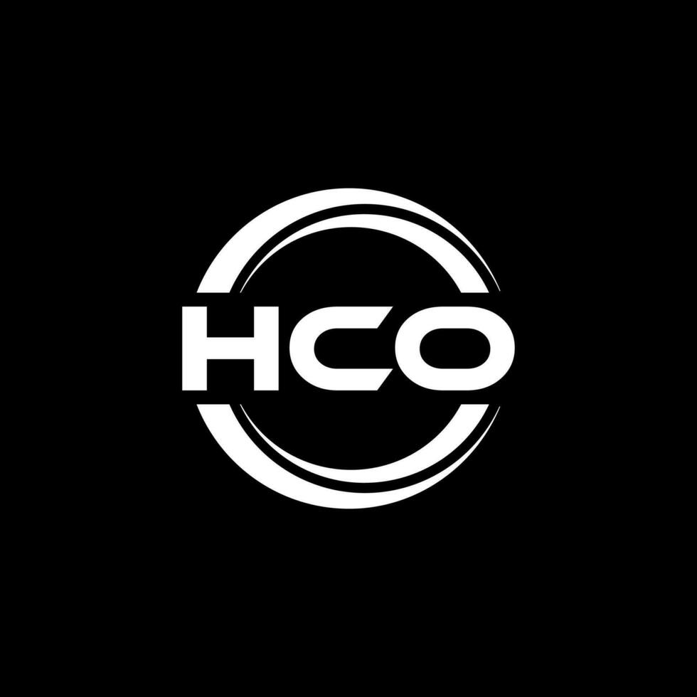 hco logotyp design, inspiration för en unik identitet. modern elegans och kreativ design. vattenmärke din Framgång med de slående detta logotyp. vektor